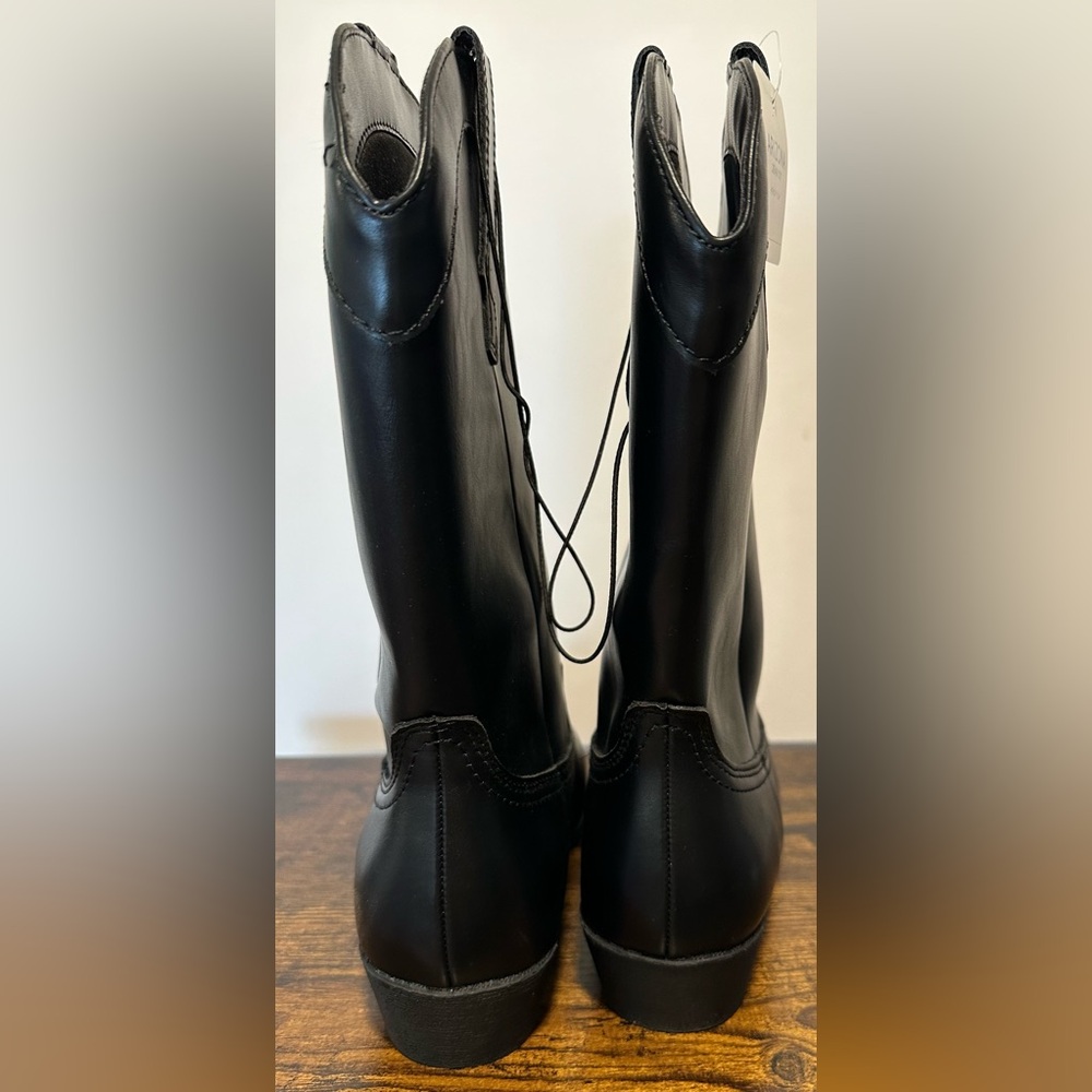 Arizona Women’s Black Maybrook Block Heel Cowboy Boots NWT Various Sizes - Picture 7 of 9